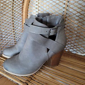 Taupe booties